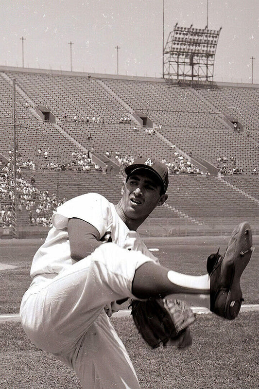 Sandy Koufax Celebrity American Baseball Match Poster Wall Art Print Home Wall Decor