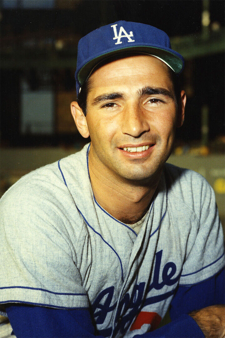 Sandy Koufax American Baseball Player Sports Poster Wall Art Print Home Wall Decor