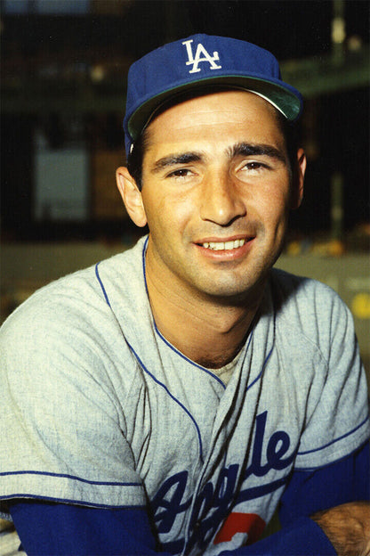 Sandy Koufax American Baseball Player Sports Poster Wall Art Print Home Wall Decor