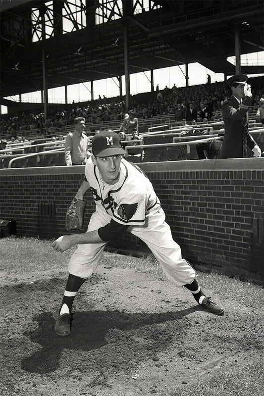 Warren Spahn American Baseball Athlete Poster Wall Art Print Home Wall Decor - xonomax