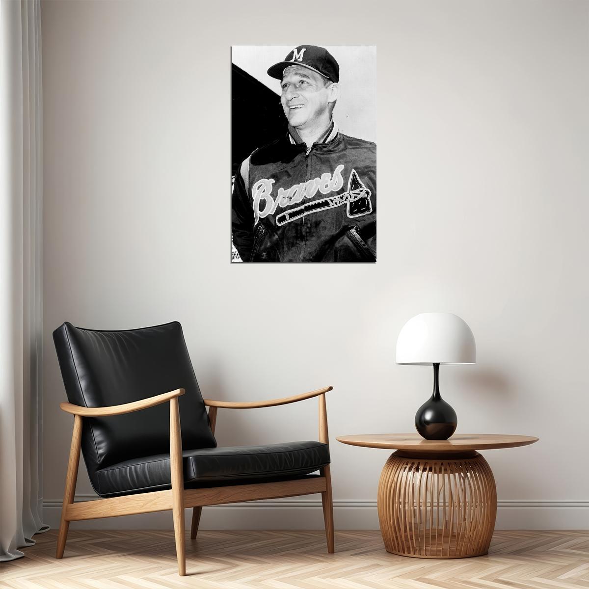 Warren Spahn American Baseball Player Poster Wall Art Print Home Wall Decor - xonomax