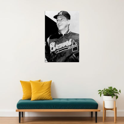 Warren Spahn American Baseball Player Poster Wall Art Print Home Wall Decor - xonomax