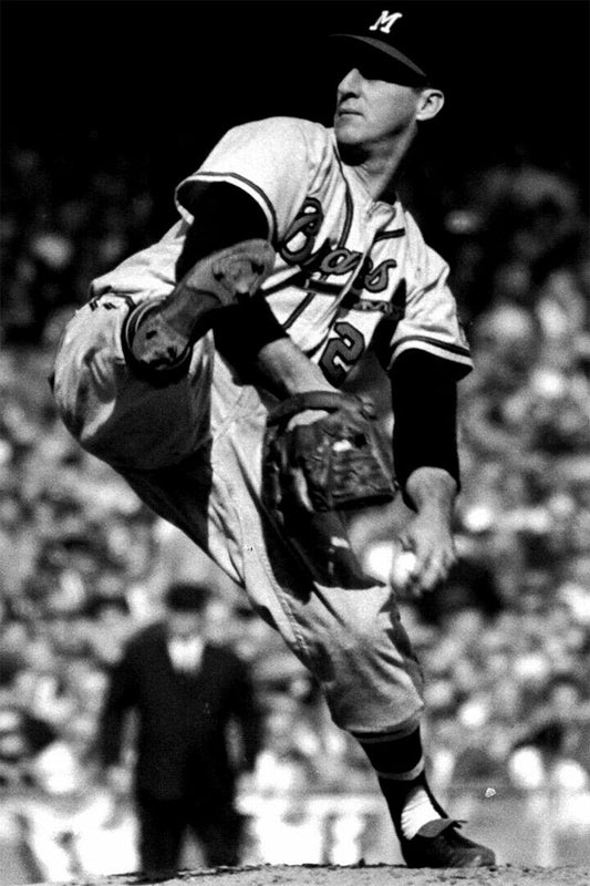 Warren Spahn Celebrity American Baseball Player Poster Wall Art Print Home Wall Decor - xonomax