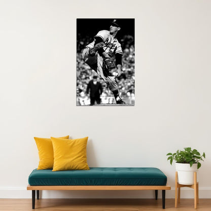 Warren Spahn Celebrity American Baseball Player Poster Wall Art Print Home Wall Decor - xonomax