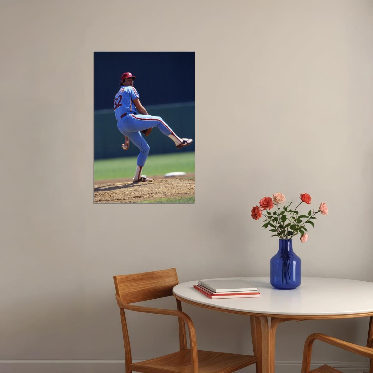 Steve Carlton Celebrity American Baseball Player Poster Wall Art Print Home Wall Decor - xonomax