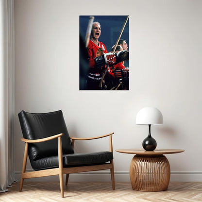 Bobby Hull Celebrity Ice Hockey Player Poster Wall Art Print Home Wall Decor - xonomax