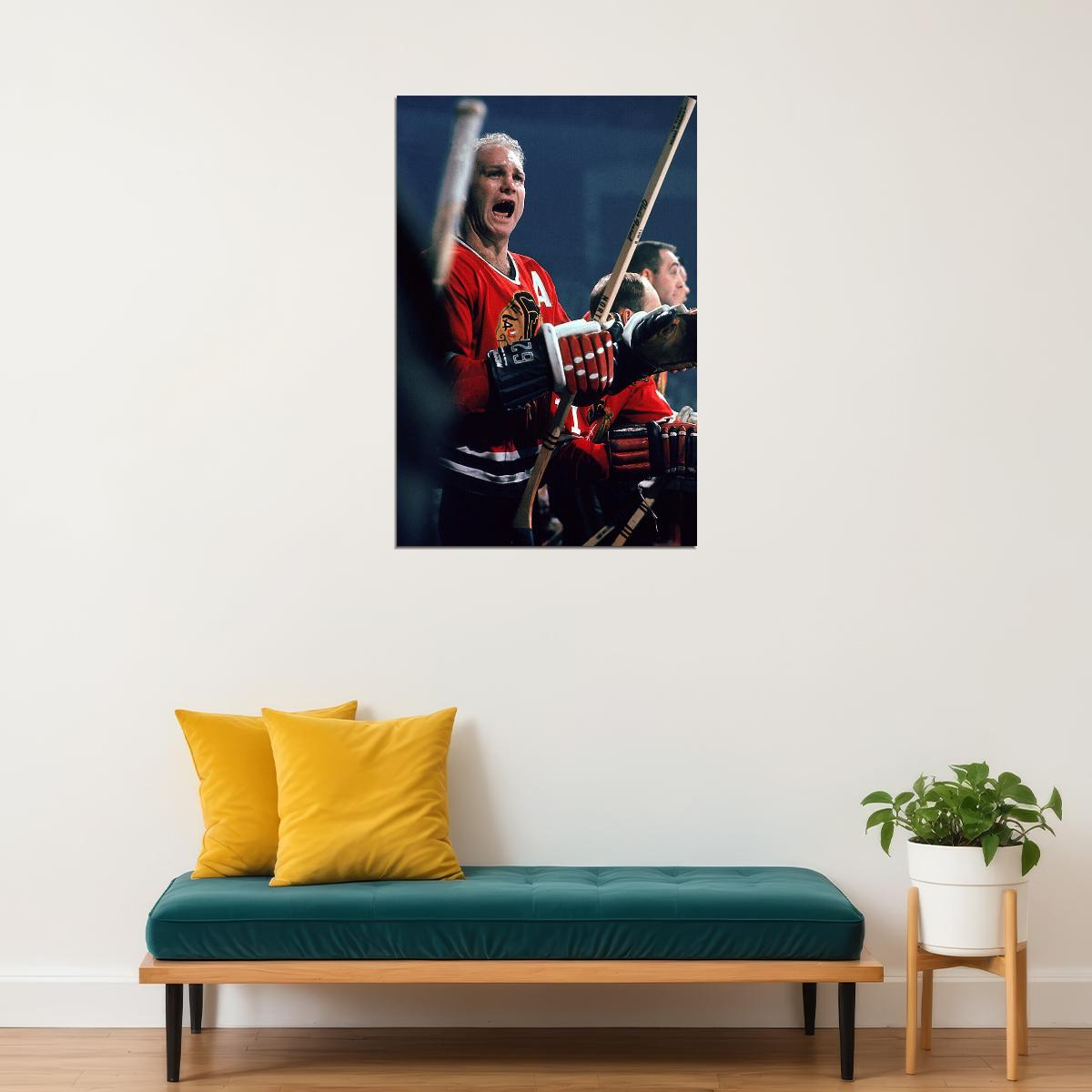 Bobby Hull Celebrity Ice Hockey Player Poster Wall Art Print Home Wall Decor - xonomax