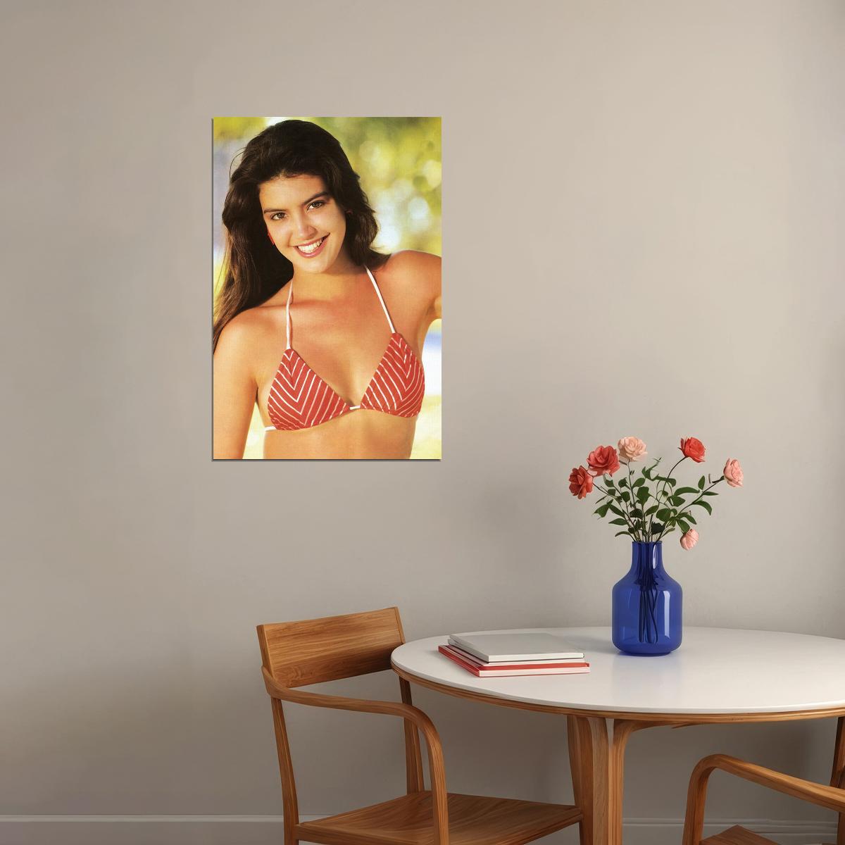 Phoebe Cates 80s 90s Celebrity Cinema Actress Poster Wall Art Print Home Wall Decor - xonomax