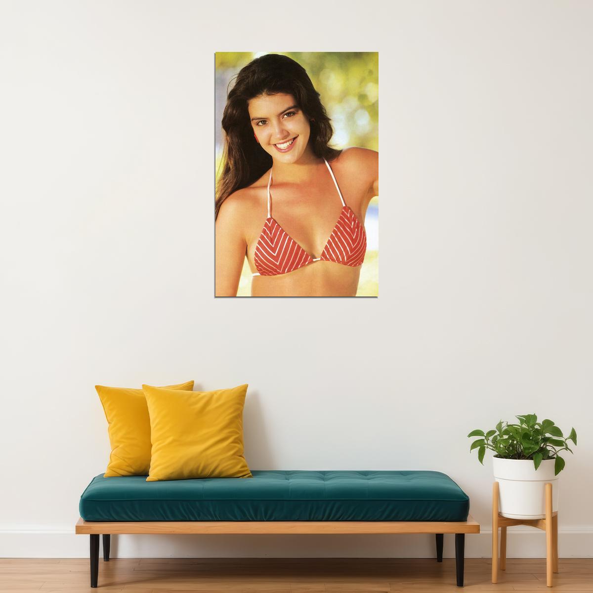 Phoebe Cates 80s 90s Celebrity Cinema Actress Poster Wall Art Print Home Wall Decor - xonomax