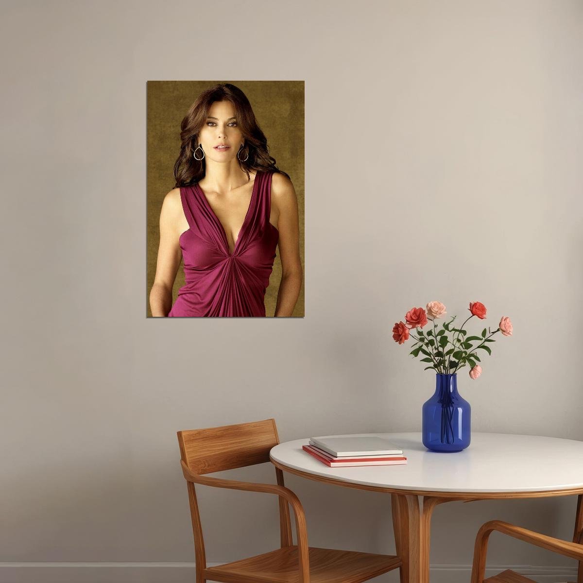 Teri Hatcher 80s 90s Celebrity Cinema Actress Poster Wall Art Print Home Wall Decor