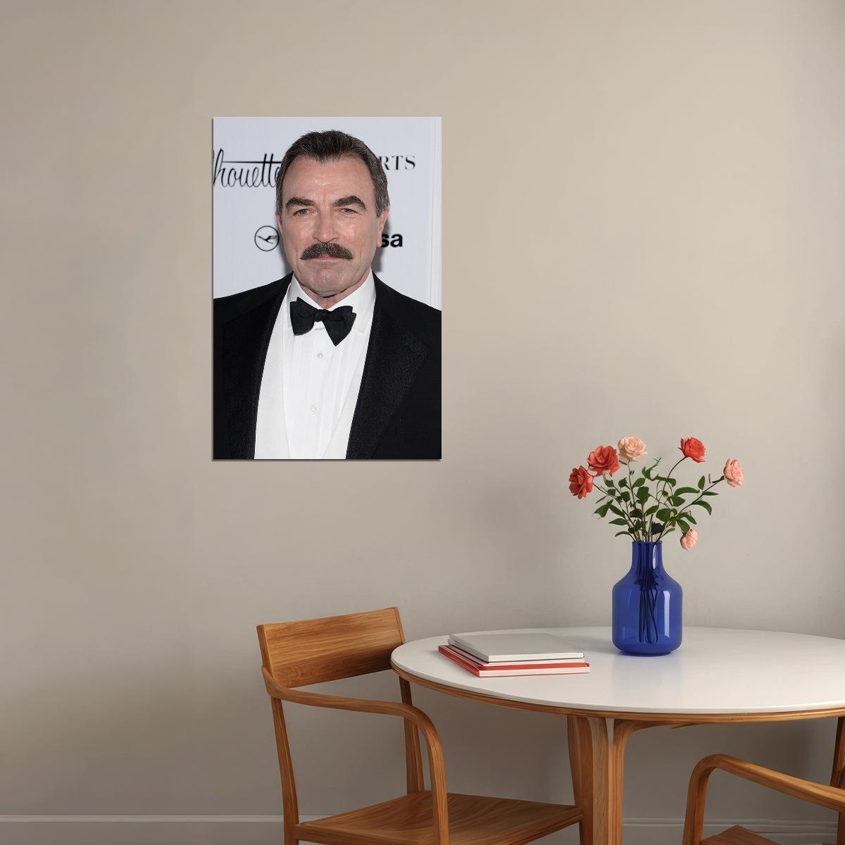 Tom Selleck Celebrity Cinema Actress Playwright Poster Wall Art Print Home Wall Decor - xonomax