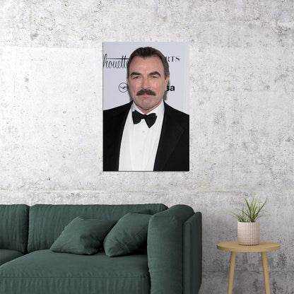 Tom Selleck Celebrity Cinema Actress Playwright Poster Wall Art Print Home Wall Decor - xonomax