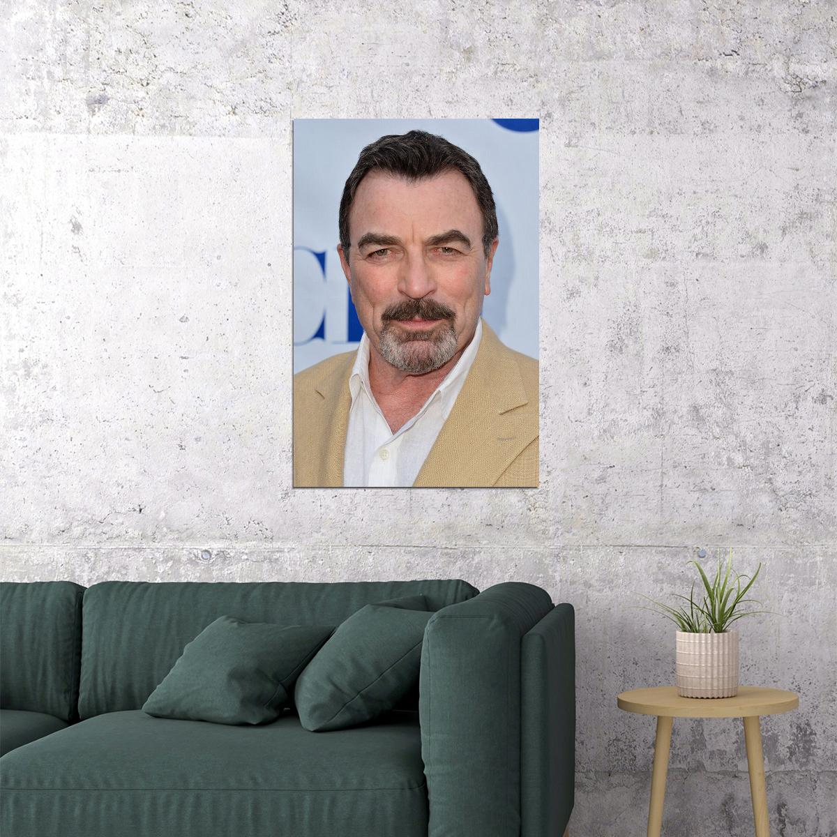 Tom Selleck Celebrity Tv Series Actor Producer Poster Wall Art Print Home Wall Decor - xonomax