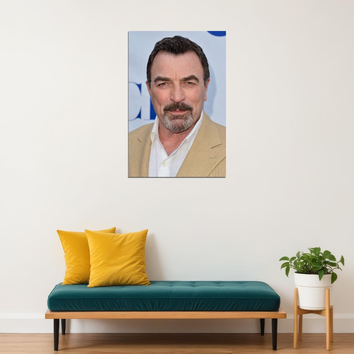 Tom Selleck Celebrity Tv Series Actor Producer Poster Wall Art Print Home Wall Decor - xonomax