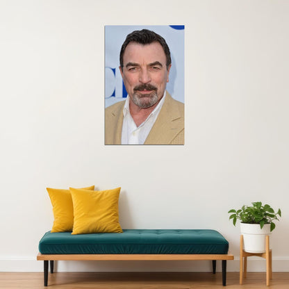 Tom Selleck Celebrity Tv Series Actor Producer Poster Wall Art Print Home Wall Decor - xonomax