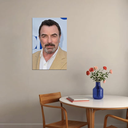Tom Selleck Celebrity Tv Series Actor Producer Poster Wall Art Print Home Wall Decor - xonomax
