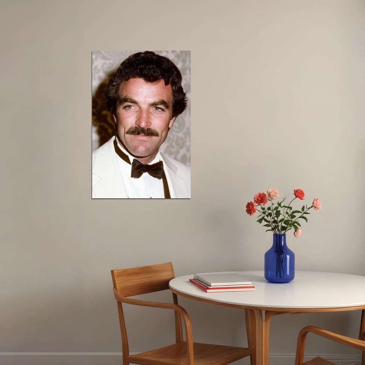 Tom Selleck Celebrity Movie Actor Producer Poster Wall Art Print Home Wall Decor - xonomax
