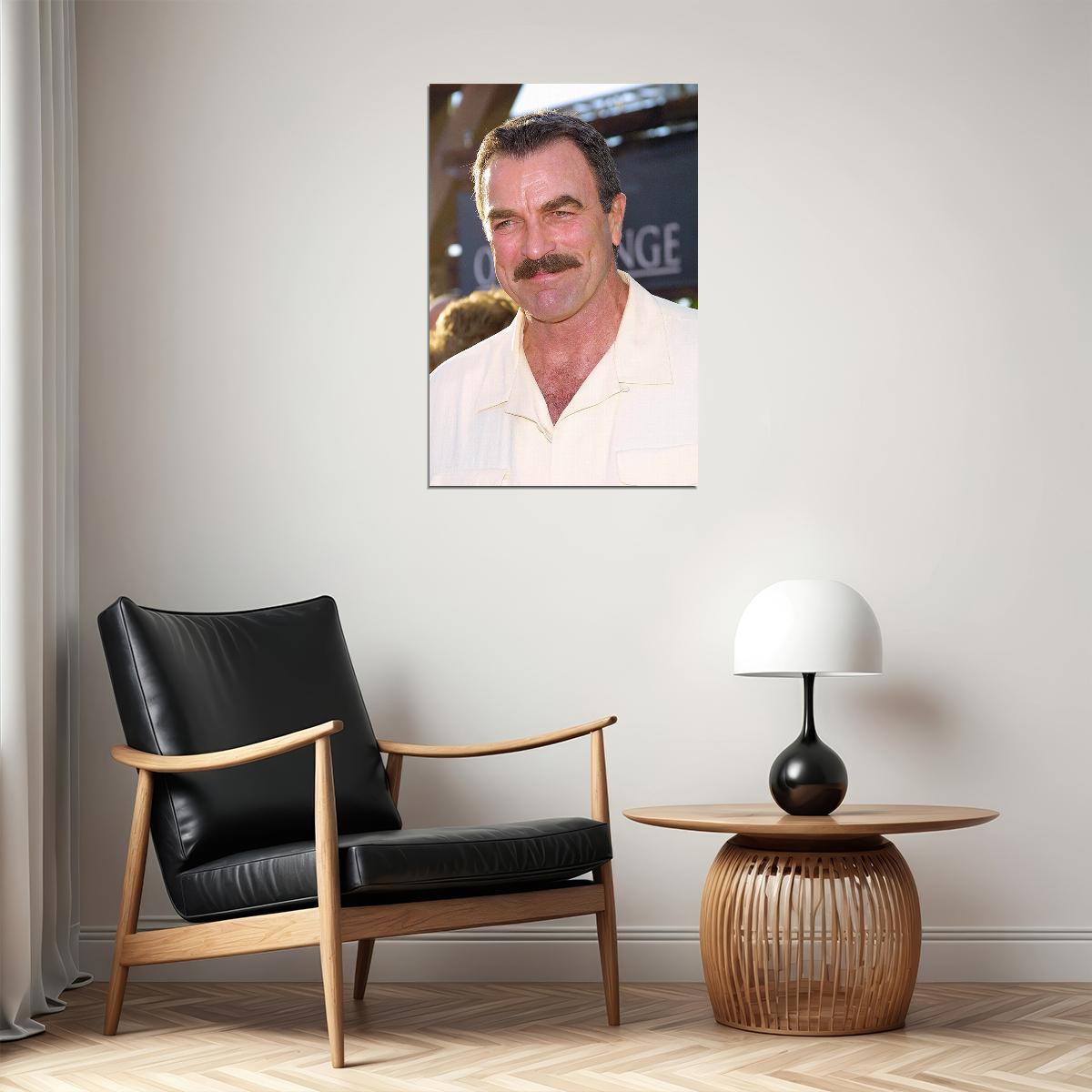 Tom Selleck Celebrity Movie Actress Producer Poster Wall Art Print Home Wall Decor - xonomax