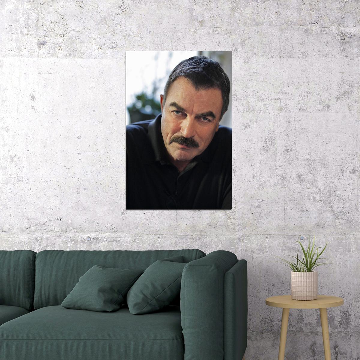 Tom Selleck Celebrity Cinema Actor Producer Poster Wall Art Print Home Wall Decor - xonomax
