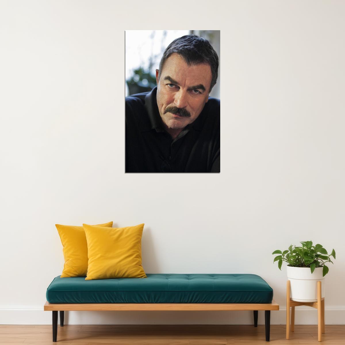 Tom Selleck Celebrity Cinema Actor Producer Poster Wall Art Print Home Wall Decor - xonomax