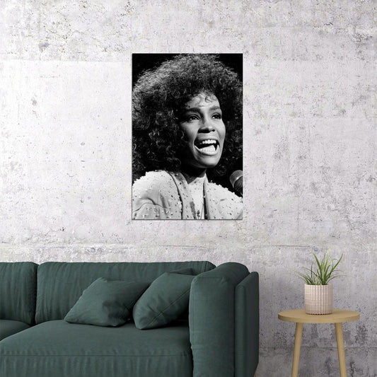 Whitney Houston Celebrity Singer Music Actor Poster Wall Art Print Home Wall Decor - xonomax