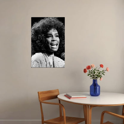 Whitney Houston Celebrity Singer Music Actor Poster Wall Art Print Home Wall Decor - xonomax