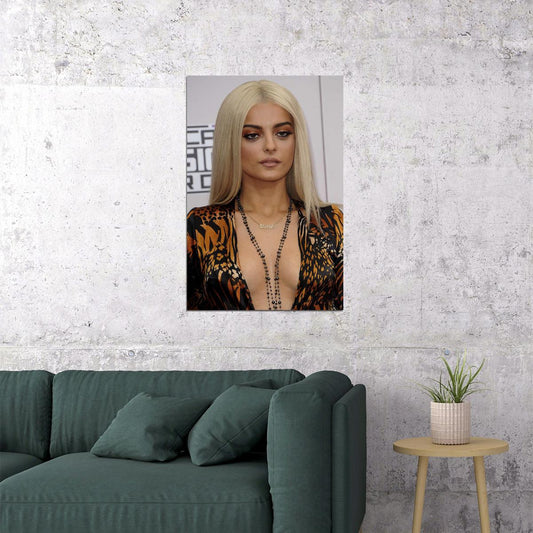 Bebe Rexha Musician Movie Actor Songwriter Poster Wall Art Print Home Wall Decor - xonomax