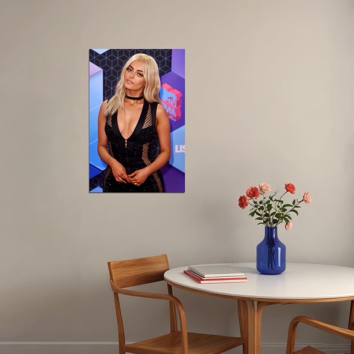Bebe Rexha Celebrity Pop Singer Movie Actress Poster Wall Art Print Home Wall Decor - xonomax