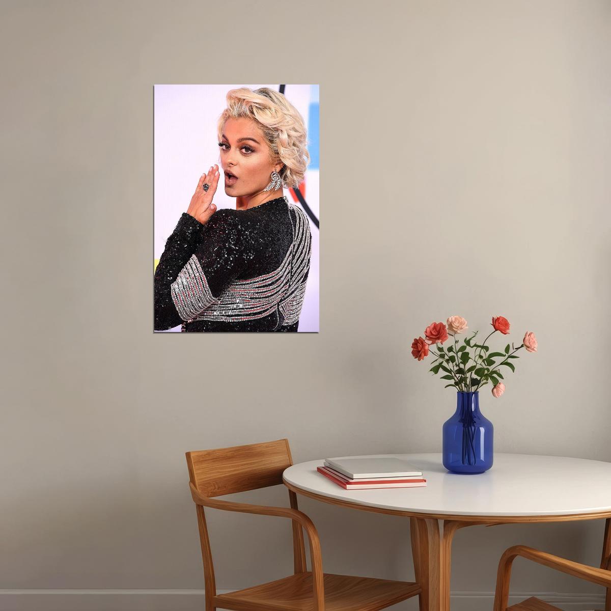 Bebe Rexha Celebrity Pop Musician Movie Actor Poster Wall Art Print Home Wall Decor - xonomax