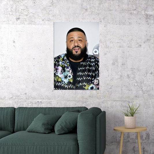Dj Khaled Celebrity Radio Programmer Deejay Poster Wall Art Print Home Wall Decor - xonomax