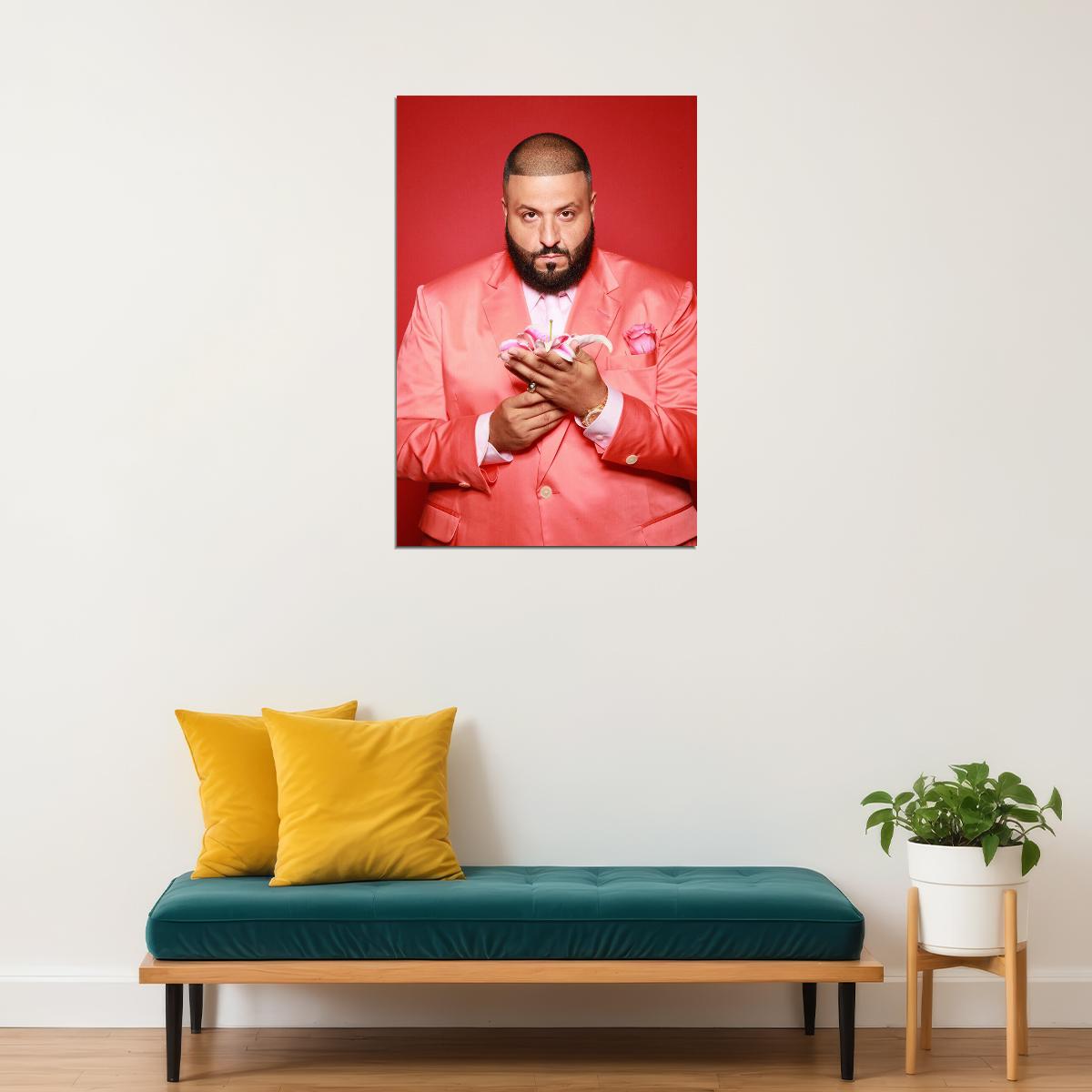 Dj Khaled Celebrity Radio Programmers Music Artist Poster Wall Art Print Home Wall Decor - xonomax