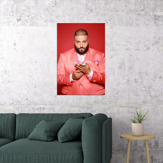 Dj Khaled Celebrity Radio Programmers Music Artist Poster Wall Art Print Home Wall Decor - xonomax