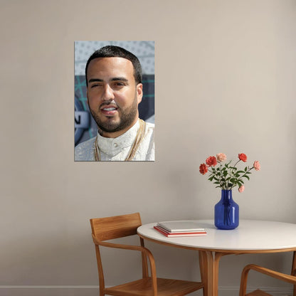 French Montana Celebrity Musician Singer Poster Wall Art Print Home Wall Decor - xonomax