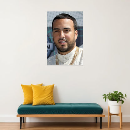 French Montana Celebrity Musician Singer Poster Wall Art Print Home Wall Decor - xonomax