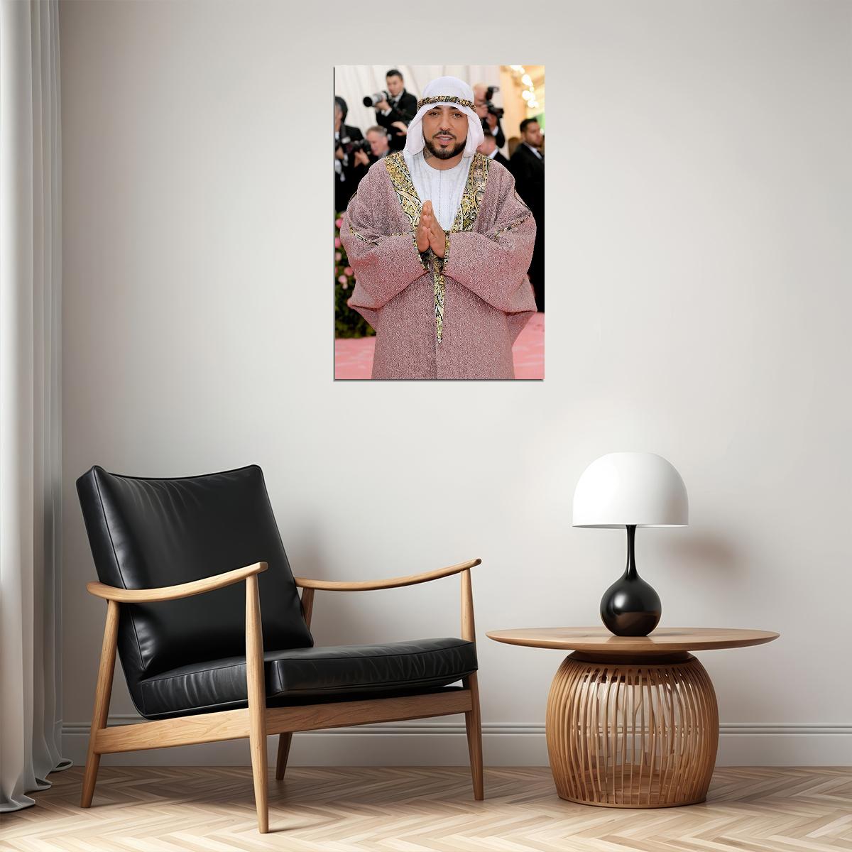 French Montana Celebrity Dance Music Singer Poster Wall Art Print Home Wall Decor - xonomax