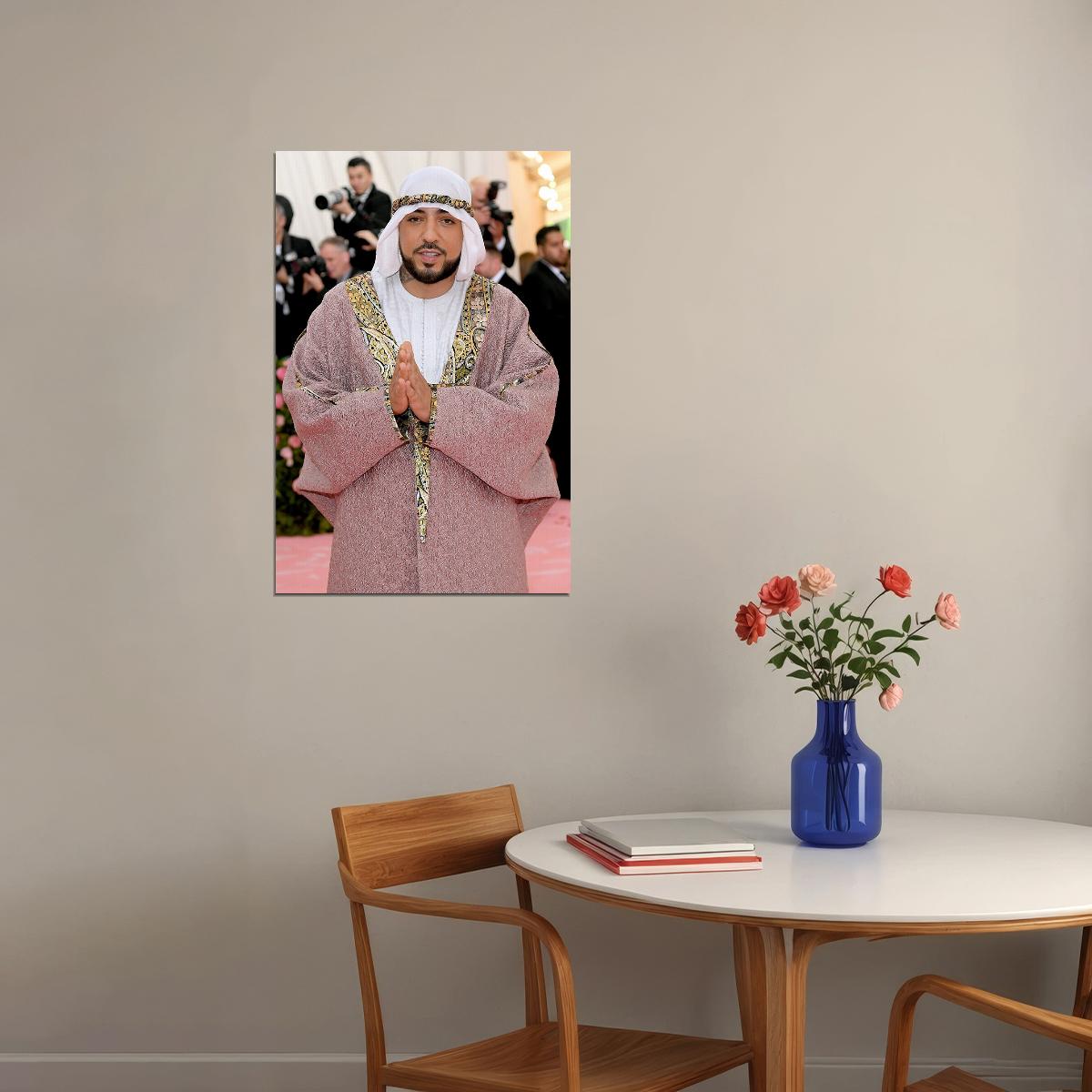 French Montana Celebrity Dance Music Singer Poster Wall Art Print Home Wall Decor - xonomax