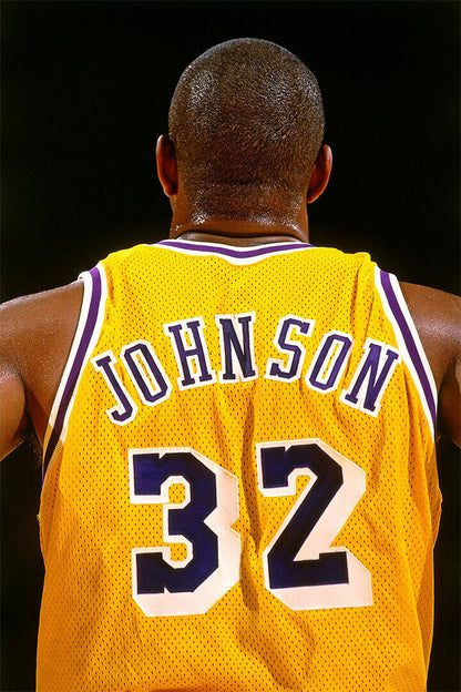 Magic Johnson American Basketball Player Poster Wall Art Print Home Wall Decor - xonomax