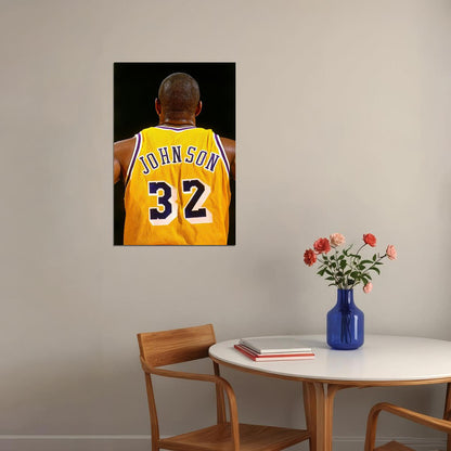 Magic Johnson American Basketball Player Poster Wall Art Print Home Wall Decor - xonomax