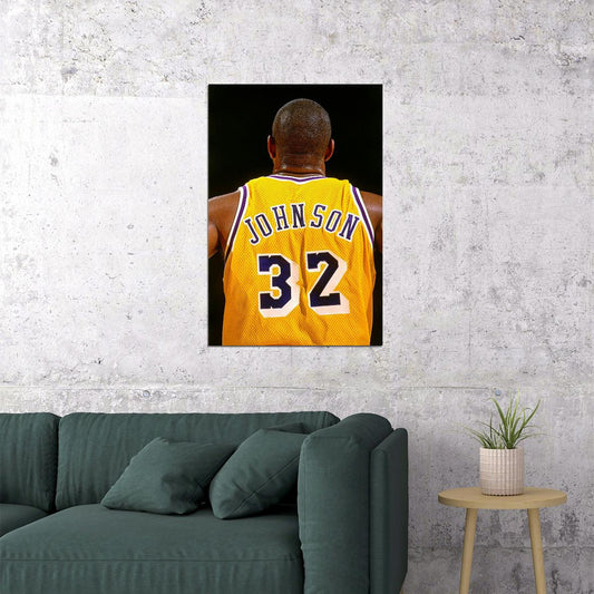 Magic Johnson American Basketball Player Poster Wall Art Print Home Wall Decor - xonomax