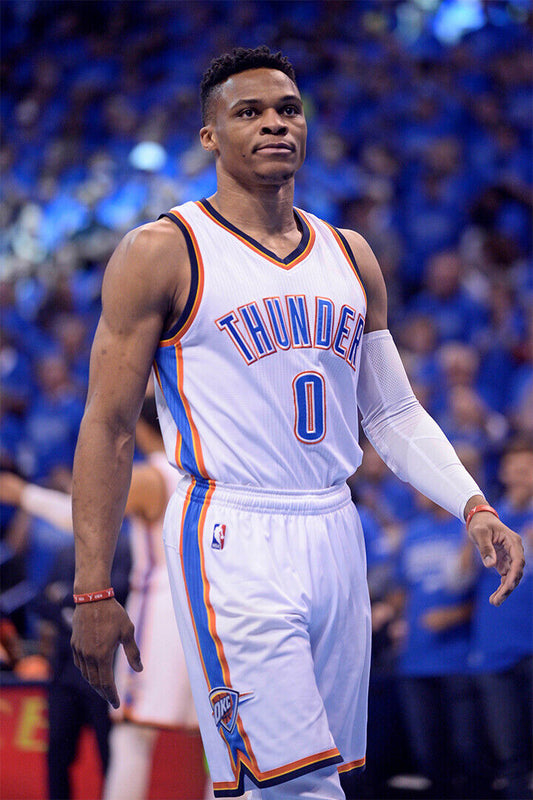 Russell Westbrook American Basketball Sports Poster Wall Art Print Home Wall Decor
