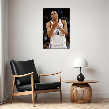 Russell Westbrook American Basketball Player Poster Wall Art Print Home Wall Decor