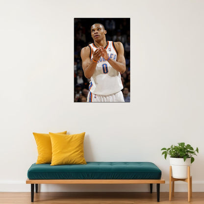 Russell Westbrook American Basketball Player Poster Wall Art Print Home Wall Decor