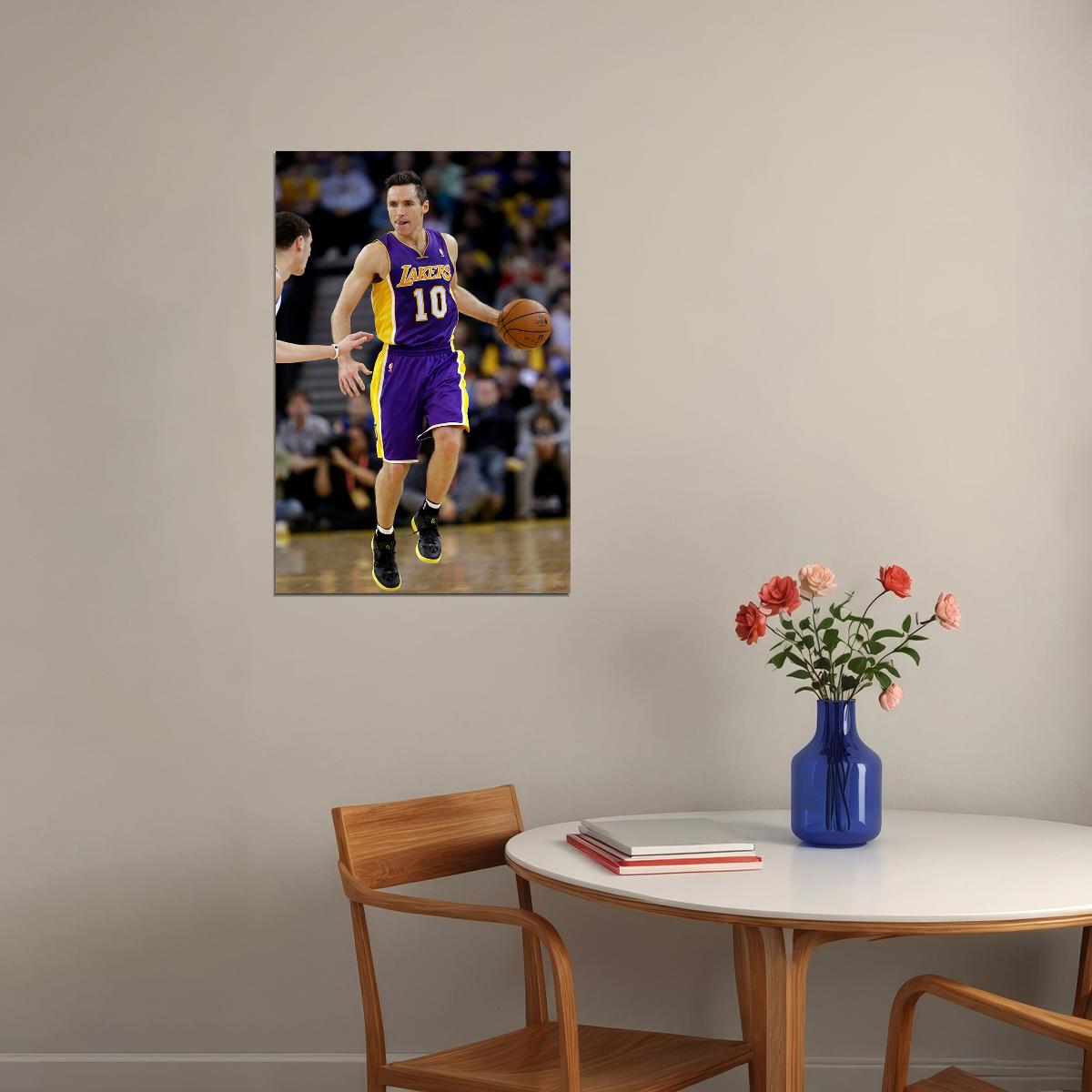 Steve Nash American Basketball Player Sports Poster Wall Art Print Home Wall Decor - xonomax