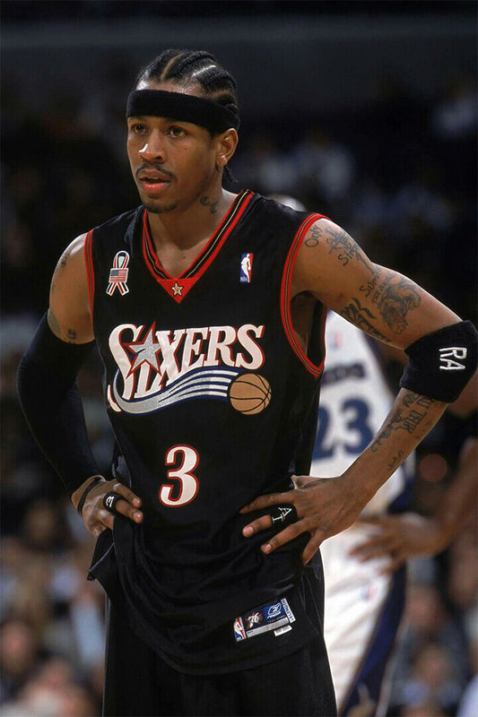 Allen Iverson American Basketball Sports Poster Wall Art Print Home Wall Decor - xonomax