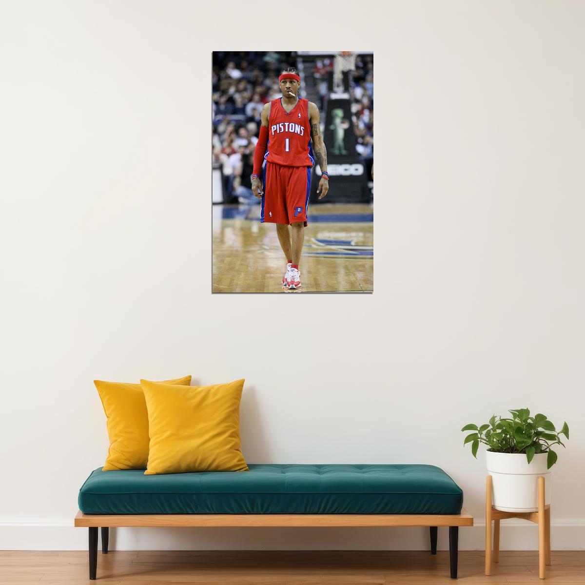 Allen Iverson American Basketball Sports Match Poster Wall Art Print Home Wall Decor - xonomax