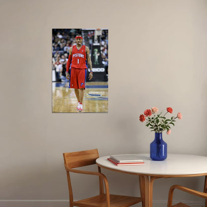 Allen Iverson American Basketball Sports Match Poster Wall Art Print Home Wall Decor - xonomax