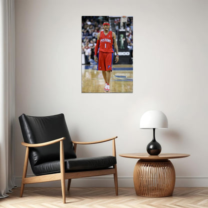Allen Iverson American Basketball Sports Match Poster Wall Art Print Home Wall Decor - xonomax