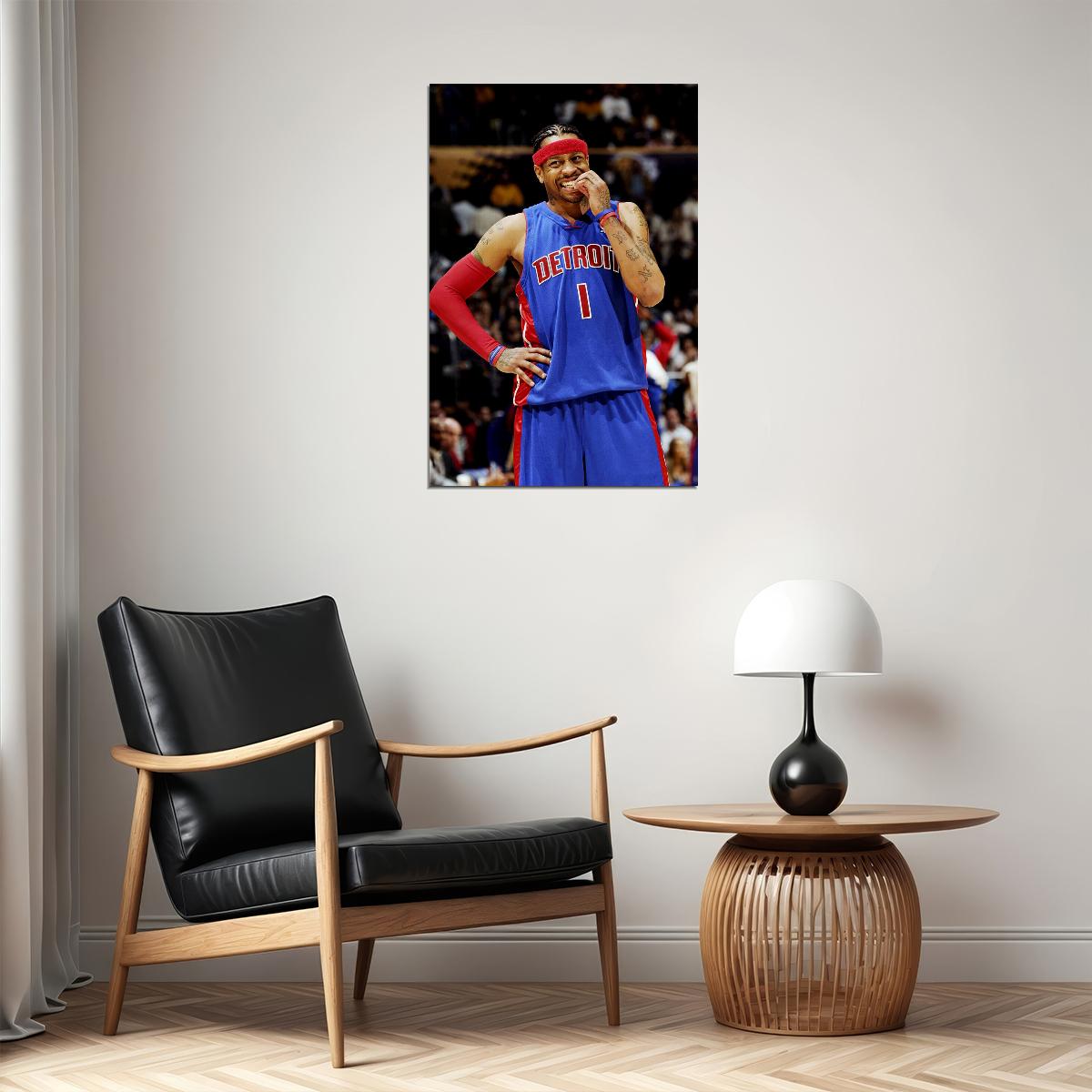 Allen Iverson American Basketball Player Match Poster Wall Art Print Home Wall Decor - xonomax