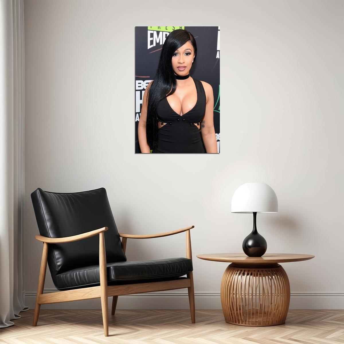 Cardi B Celebrity Singer Cinema Actor Rapper Poster Wall Art Print Home Wall Decor - xonomax
