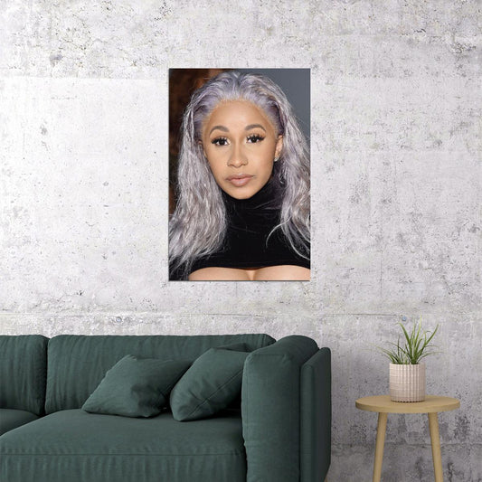 Cardi B Celebrity Singer Cinema Actor Rap Poster Wall Art Print Home Wall Decor - xonomax